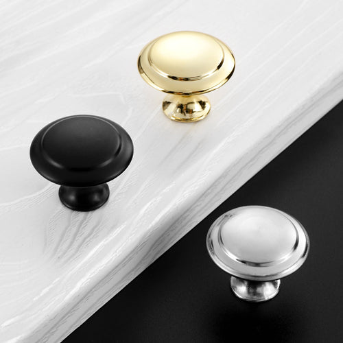 0.79 in Silver Mushroom Cabinet Knob for Drawers